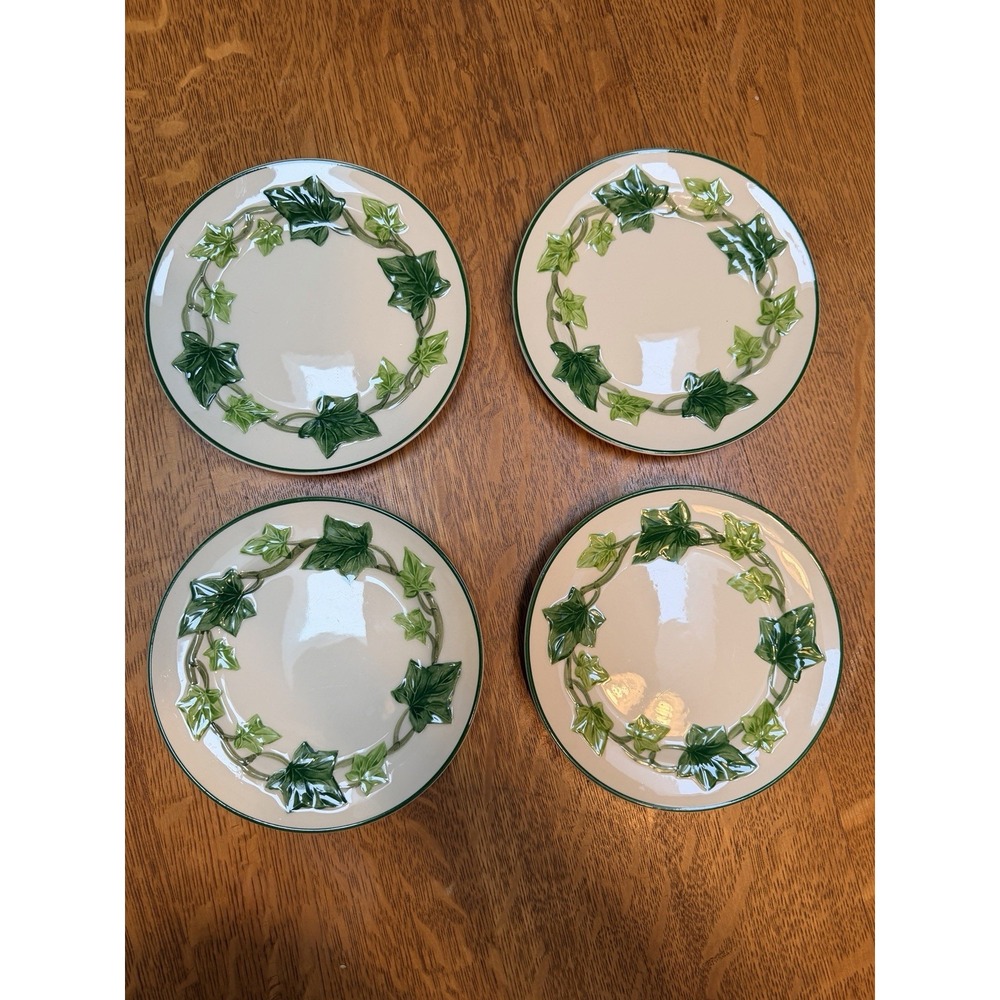 Franciscan Ivy Set Of 4 6.25" Dessert Plates Old Mark MINT